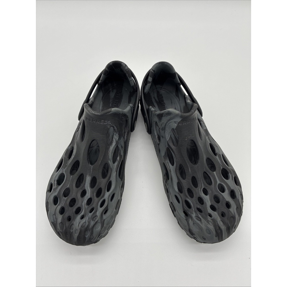 Merrell Hydro Moc Black Grey Marble Water Shoes Slip On Clogs Mens